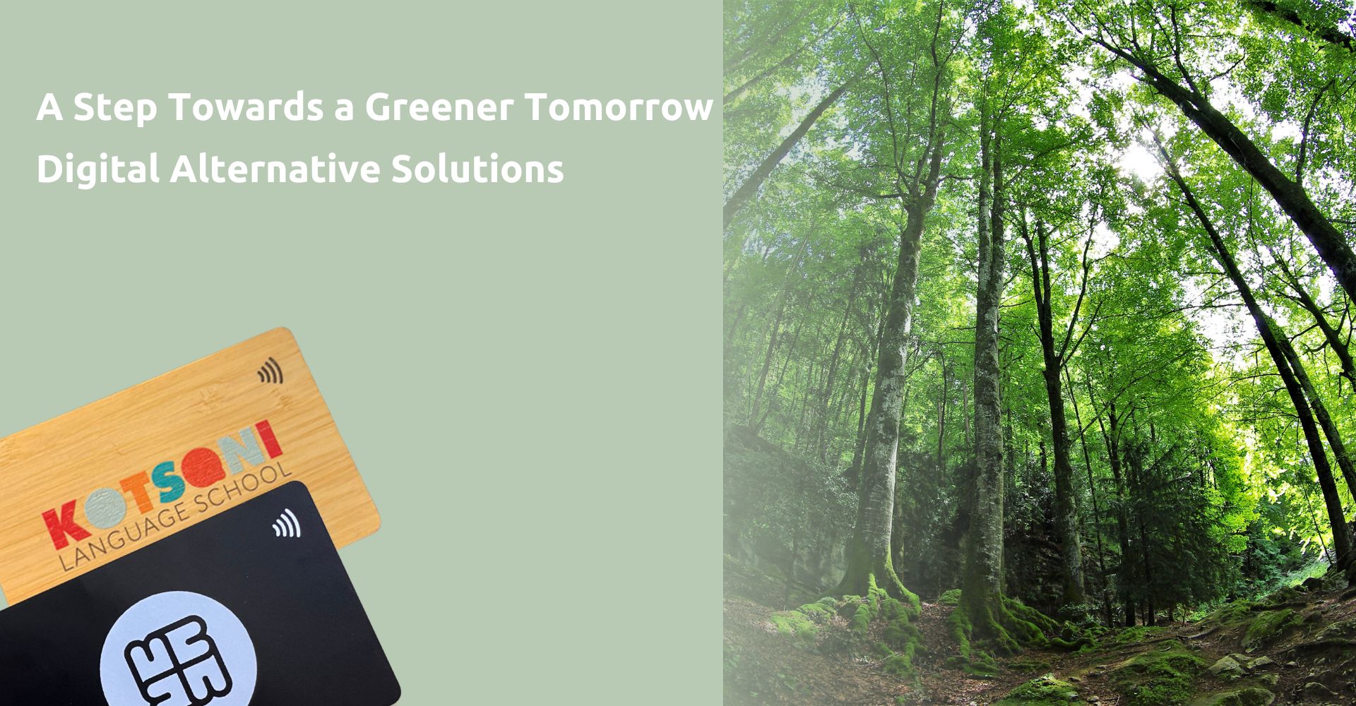 Προς ένα πιο πράσινο αύριο: ψηφιακές εναλλακτικές λύσεις / A step towards a greener tomorrow: digital alternative solutions