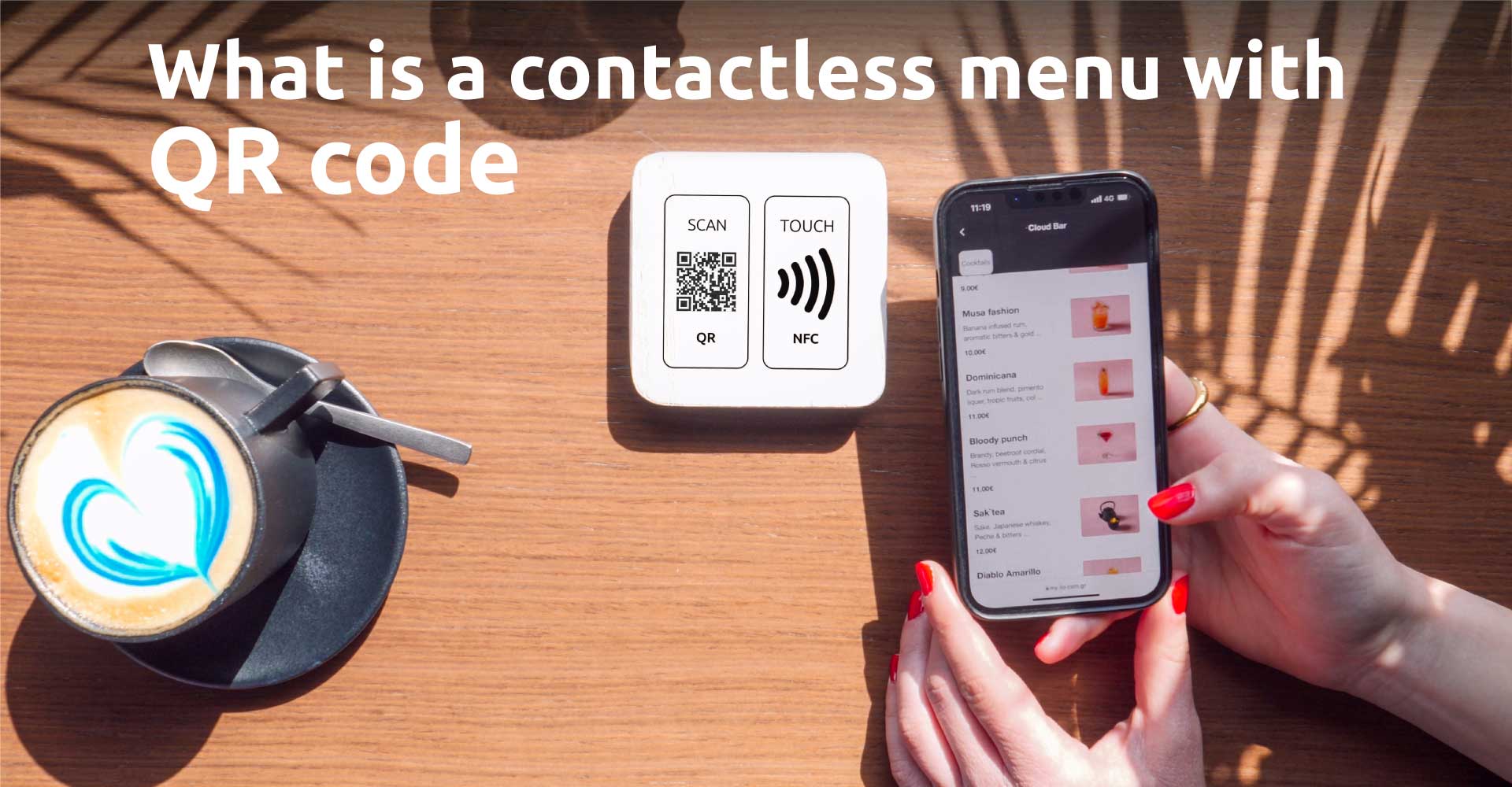 Τι είναι το ανέπαφο μενού με QR code;/ What is a contactless menu with QR code?