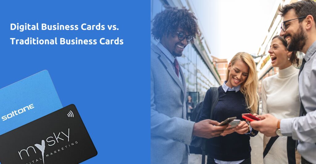 Ψηφιακές επαγγελματικές κάρτες vs. παραδοσιακές επαγγελματικές κάρτες/ Digital Business Cards vs. Traditional Business Cards